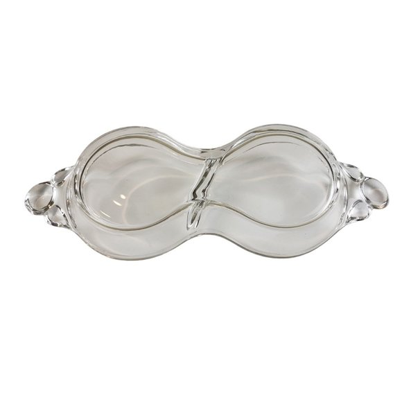 Clear Glass Small Sugar Creamer Set with Tray   LAST CHANCE TO PURCHASE! - Picture 5 of 9